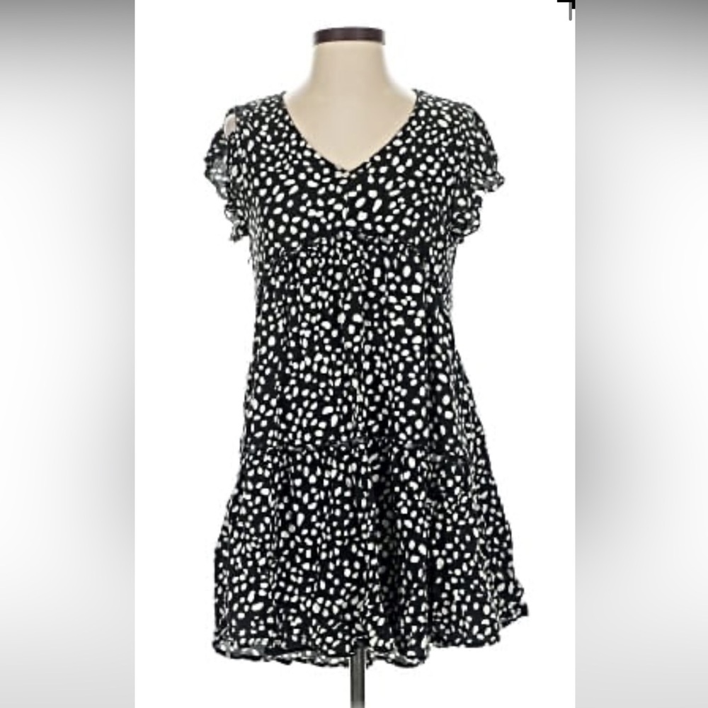 Altar’d State Black and White Polka Dot Dress